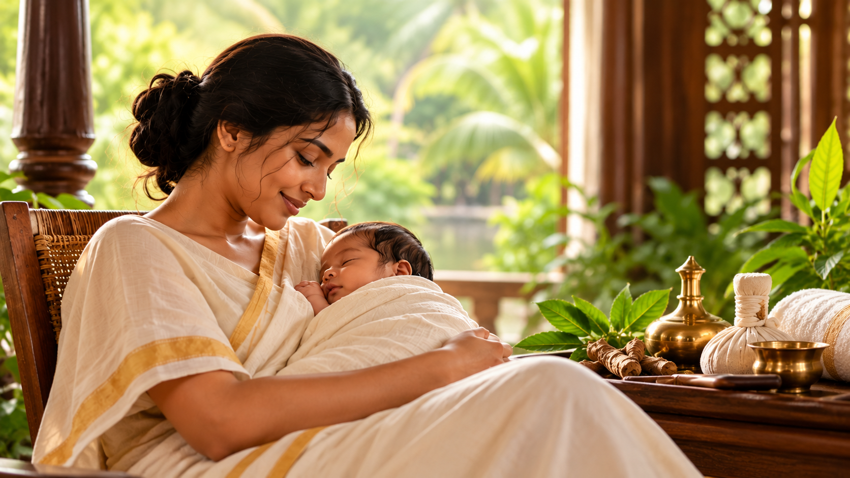 Ayurvedic Confinement After Childbirth: Ideal Duration